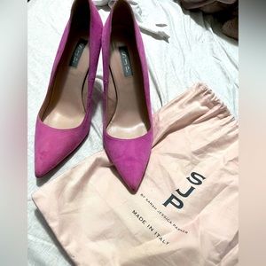 SJP Fawn Heels- size 39 Pink